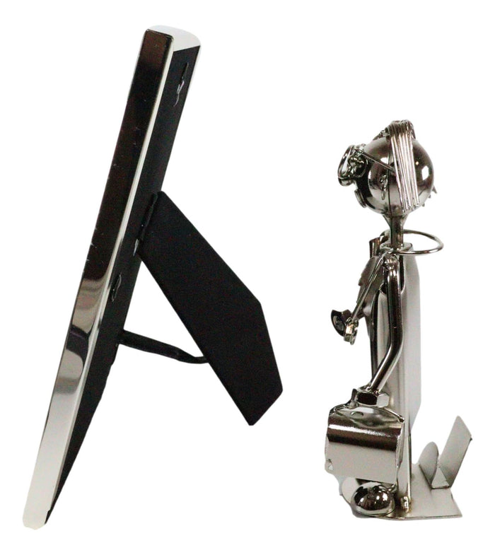 Ebros Gift Ebros Physician Doctor Metal Sculpture 5"X7" Picture Frame Vertical Horizontal Display