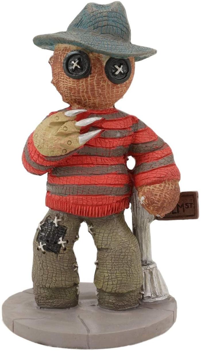 Ebros Gift Ebros Pinheadz Monster With Voodoo Stitches Figurine 4.25"H (Freddy Krueger)