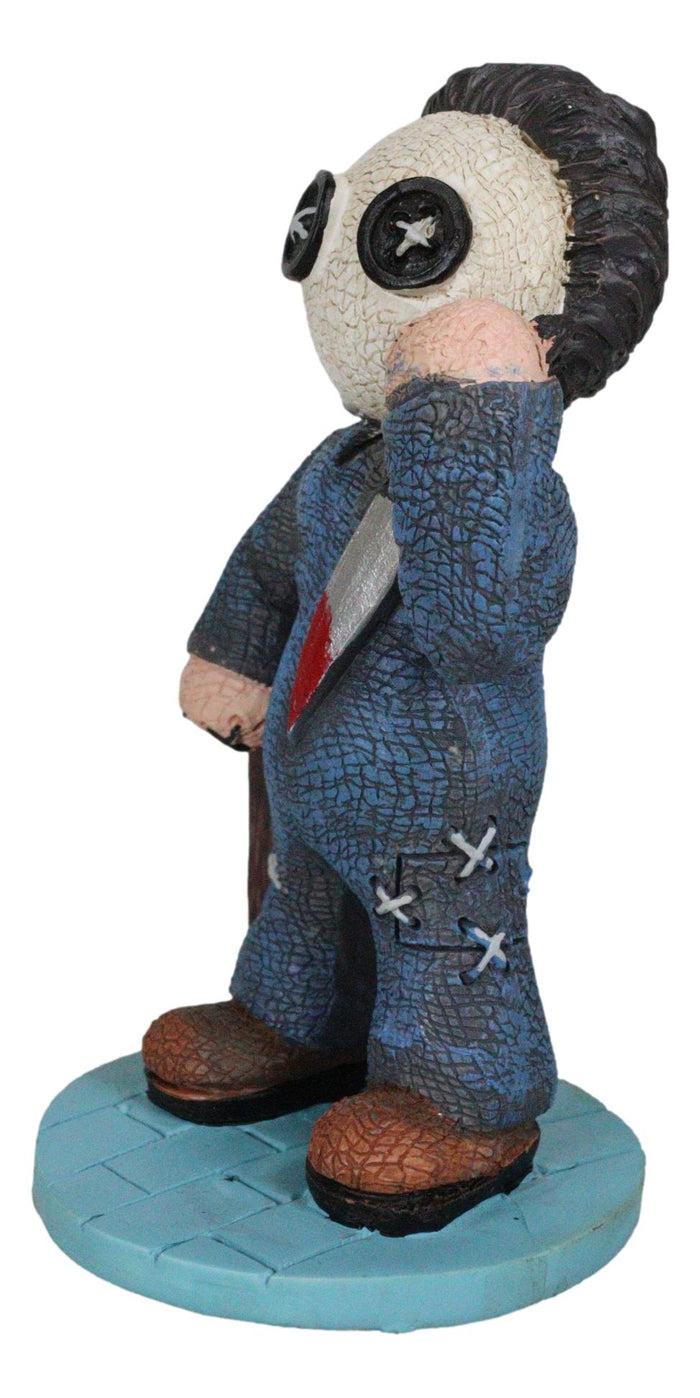 Ebros Gift Ebros Pinheadz Monster With Voodoo Stitches Figurine 4.25"H (Michael Myers)