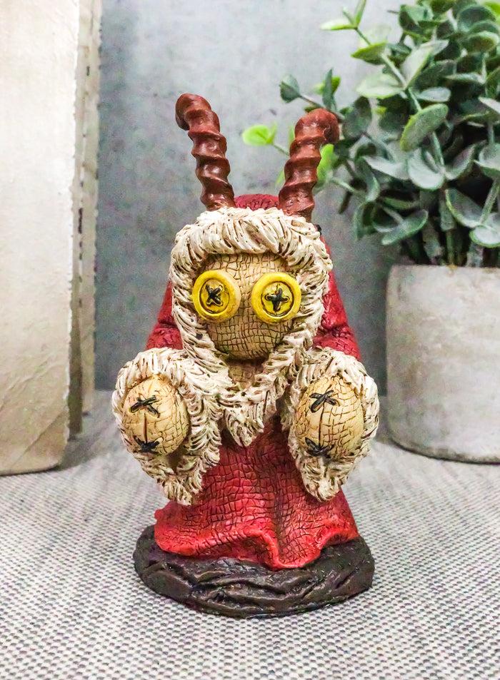 ebros gift Ebros Pinheadz Monster with Voodoo Stitches Figurine 4.25"H (Krampus Hunchback)