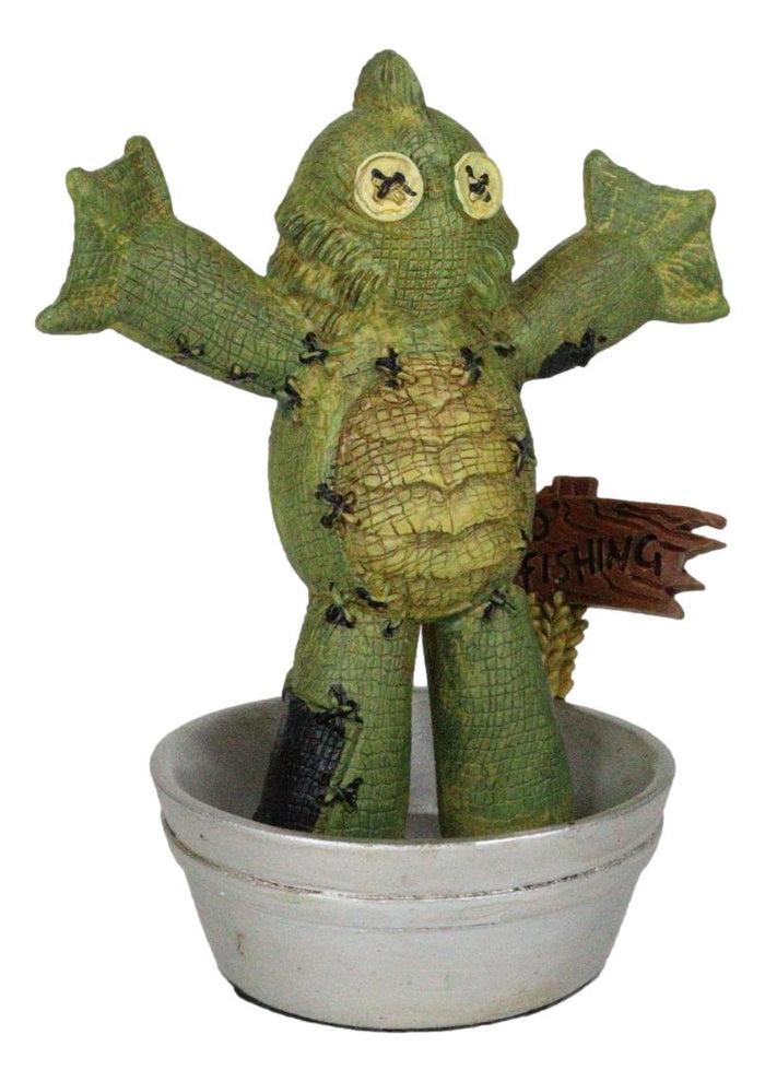 Ebros Gift Ebros Pinheadz Monster With Voodoo Stitches Figurine 4.25"H (Gill Man Creature)