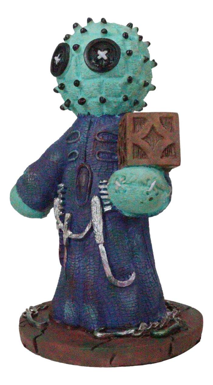 Ebros Gift Ebros Pinheadz Monster With Voodoo Stitches Figurine 4.25"H (Pinhead Hellbound)