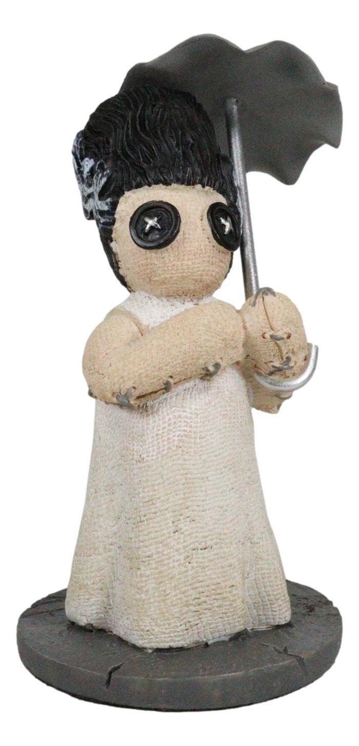 Ebros Gift Ebros Pinheadz Monster With Voodoo Stitches Figurine 4.25"H (Mrs Frankenstein)