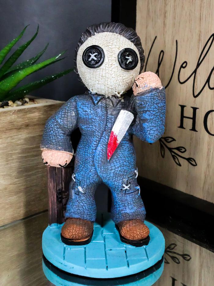 ebros gift Ebros Pinheadz Monster with Voodoo Stitches Figurine 4.25"H (Michael Myers)