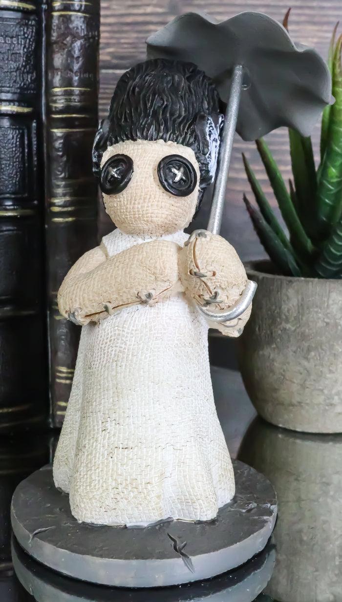 ebros gift Ebros Pinheadz Monster with Voodoo Stitches Figurine 4.25"H (Mrs Frankenstein)