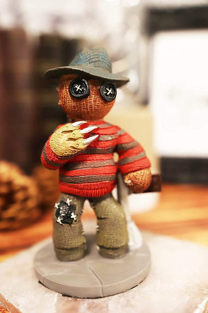 ebros gift Ebros Pinheadz Monster with Voodoo Stitches Figurine 4.25"H (Freddy Krueger)