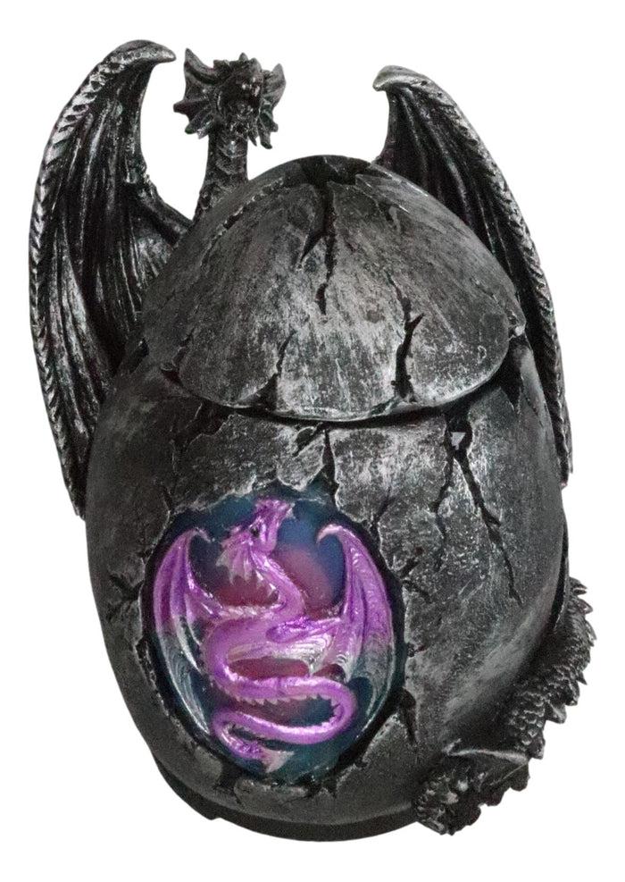 Ebros Gift Ebros Prehistoric Conception Dragon Egg Fossil Aroma Oil Diffuser W/ LED Night Lights