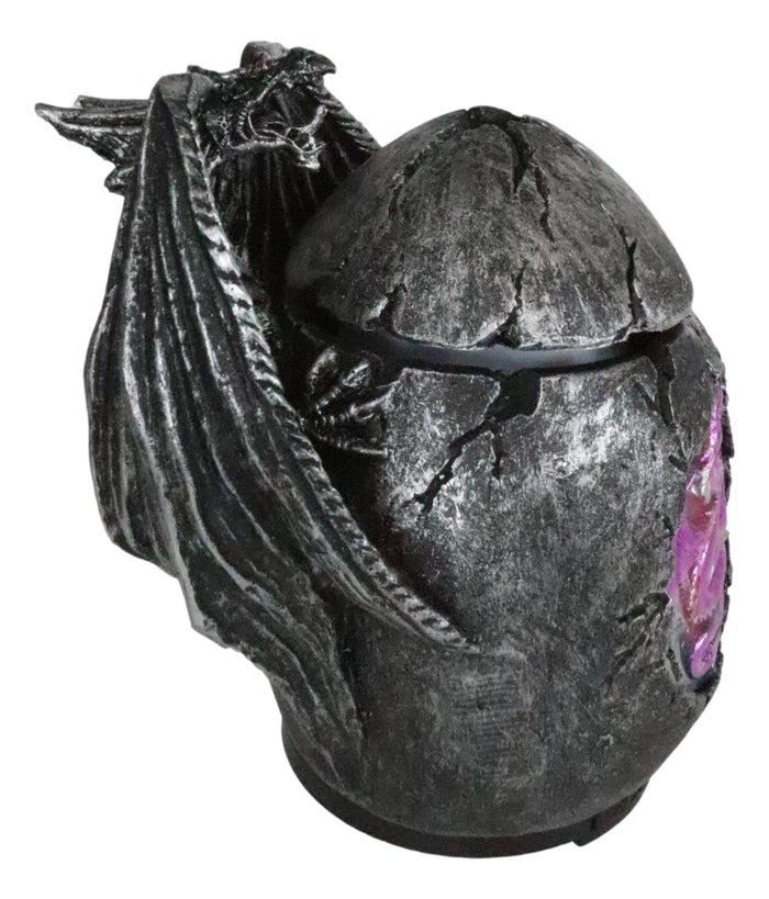 Ebros Gift Ebros Prehistoric Conception Dragon Egg Fossil Aroma Oil Diffuser W/ LED Night Lights