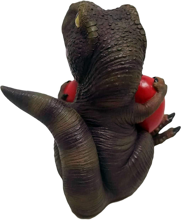 Ebros Gift Ebros Prehistoric Passion T-Rex With Big Red Heart Tiny Hands Sign Figurine 6" H