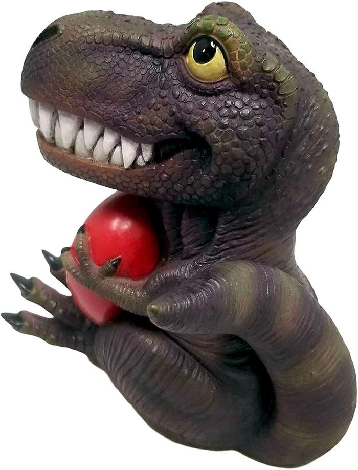 Ebros Gift Ebros Prehistoric Passion T-Rex With Big Red Heart Tiny Hands Sign Figurine 6" H