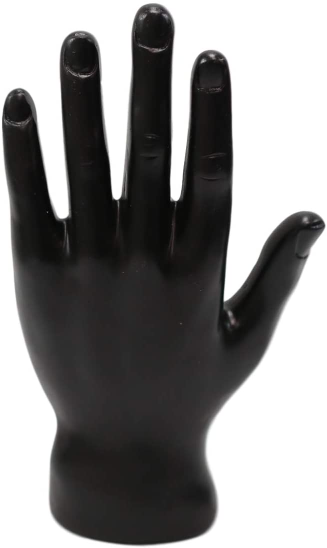 Ebros Gift Ebros Psychic Fortune Teller Chirology Palmistry Hand Palm Figurine (Black)