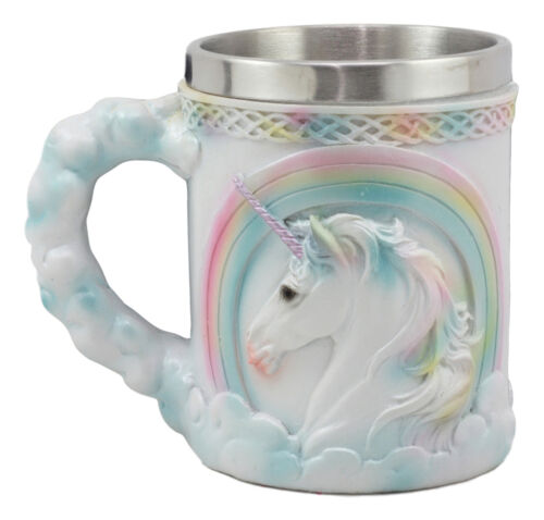 Ebros Gift Ebros Rainbow Unicorn Coffee Mug 13oz Elixir Of Youth Sacred Unicorn Themed Mug