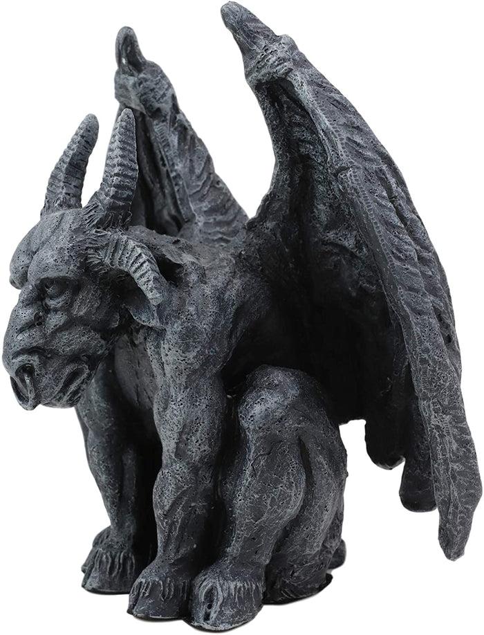 Ebros Gift Ebros Ram Horned Sabbatic Goat Demon Gargoyle In Stoic Pose Statue 6" Tall