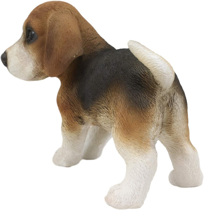 Ebros Gift Ebros Realistic Adorable Tri Color Beagle Dog Puppy Figurine 5.75" Long