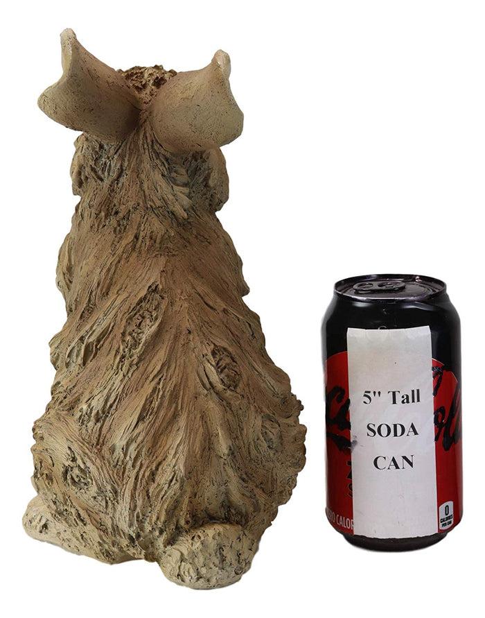 Ebros Gift Ebros Realistic Faux Driftwood Finish Design Standing Bunny Rabbit Resin Statue 9.75"H
