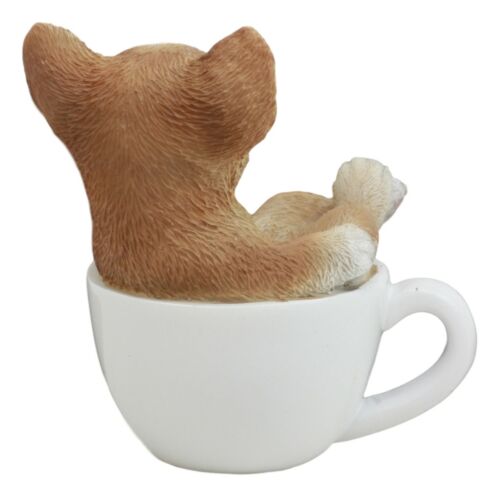 Ebros Gift Ebros Realistic Mini Chihuahua Teacup Statue 3" Pet Pal Dog Breed Collectible Figurine