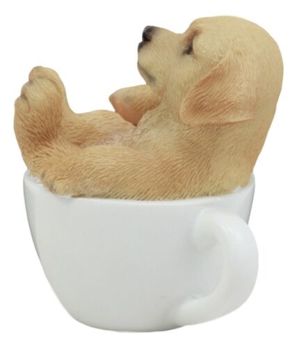Ebros Gift Ebros Realistic Mini Golden Retriever Dog Teacup Statue 2.75" Tall Pet Pal Dog