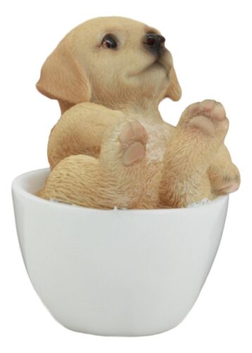 Ebros Gift Ebros Realistic Mini Golden Retriever Dog Teacup Statue 2.75" Tall Pet Pal Dog