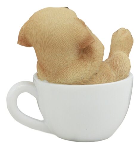 Ebros Gift Ebros Realistic Mini Golden Retriever Dog Teacup Statue 2.75" Tall Pet Pal Dog