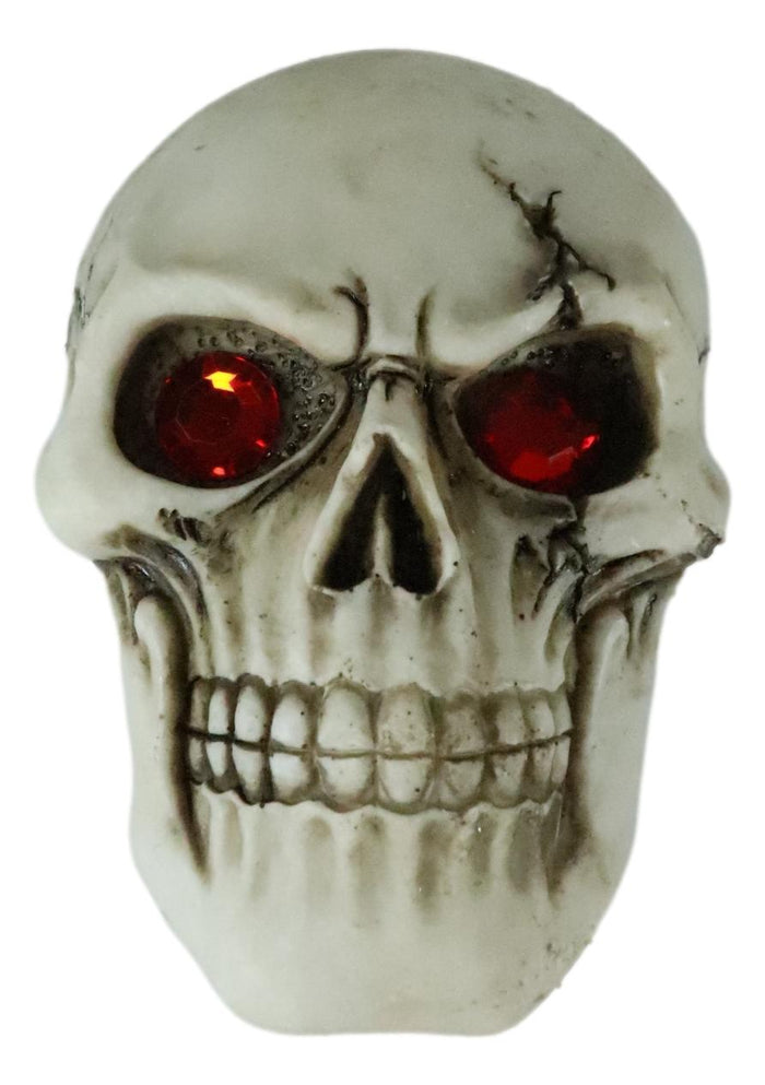 Ebros Gift Ebros Reaper Skull Face Trinket Decorative Box Skeleton Graveyard 4.5"L Decor