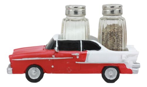 Ebros Gift Ebros Red Prince Of Bel Air Car Figurine Holder For Salt And Pepper Shakers Set