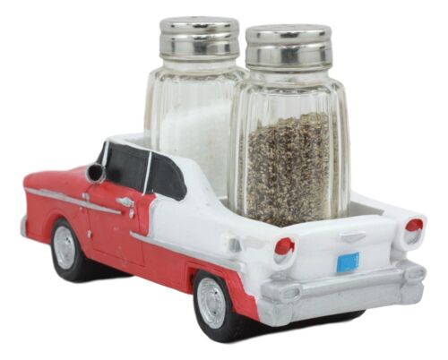 Ebros Gift Ebros Red Prince Of Bel Air Car Figurine Holder For Salt And Pepper Shakers Set