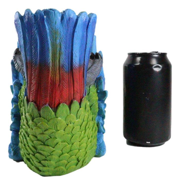 Ebros Gift Ebros Rio Rainforest Jungle Green Scarlet Macaw Parrot Wine Bottle Holder