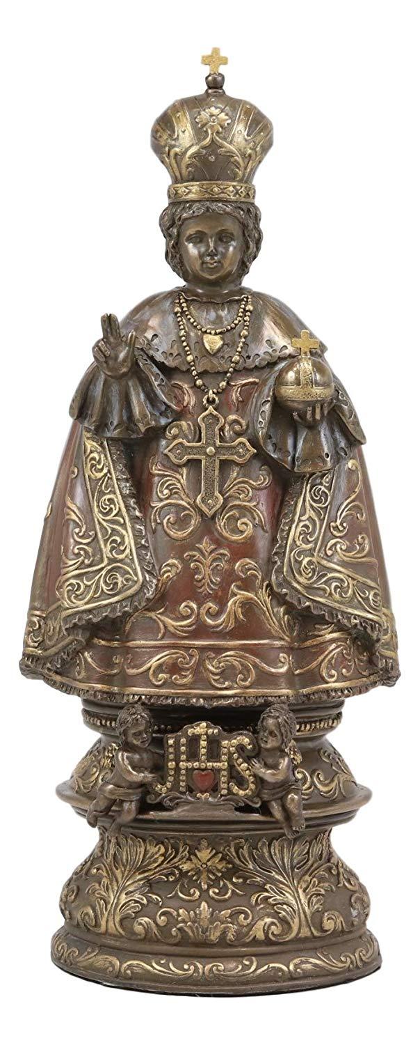 ebros gift Ebros Roman Catholic Orthodox Christian Infant of Prague Statue Jesus Decor