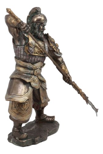 Ebros Gift Ebros Romance Of Three Kingdoms General Hero Zhang Fei Wielding Serpent Spear Statue