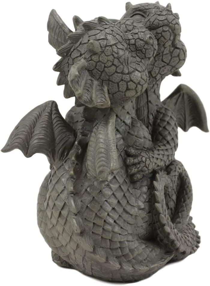Ebros Gift Ebros Romantic Valentines Baby Garden Dragons Cuddling Tight Statue 5.25" Tall