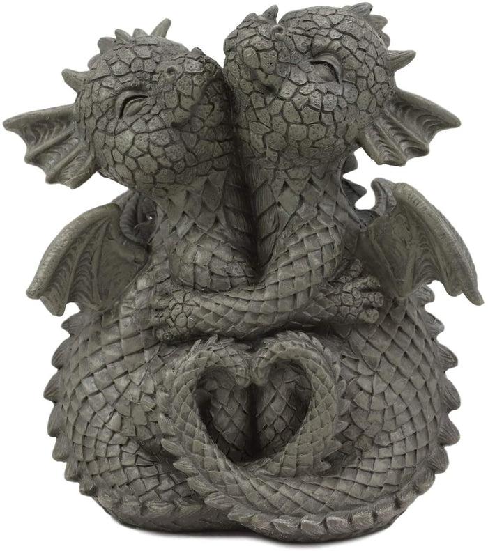 Ebros Gift Ebros Romantic Valentines Baby Garden Dragons Cuddling Tight Statue 5.25" Tall