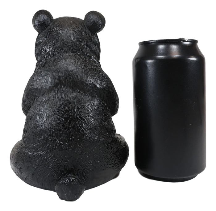 Ebros Gift Ebros Rustic Forest Black Bear With Arrow Sign AIM Decorative Toilet Figurine