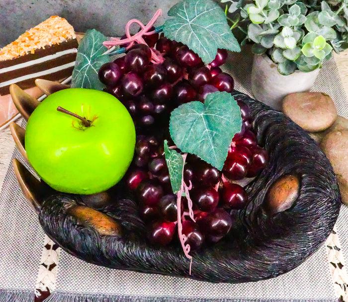 ebros gift Ebros Rustic Large Long Claws Bear Paw Fruit Platter Serving Bowl Plate 11.5"W Bears