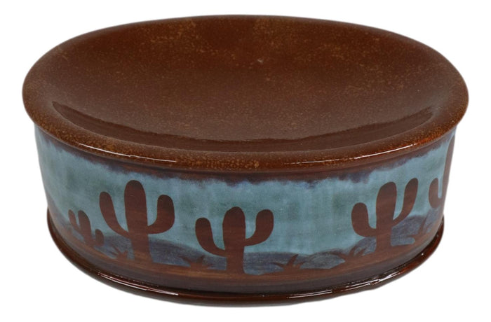 Ebros Gift Ebros Rustic Southwestern Desert Cactus Arizona Bathroom Vanity Bar Soap Dish Holder