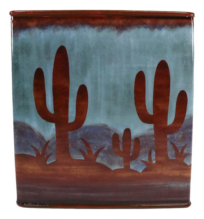 Ebros Gift Ebros Rustic Southwestern Desert Cactus Arizona Countertop Bathroom Tissue Box Cover