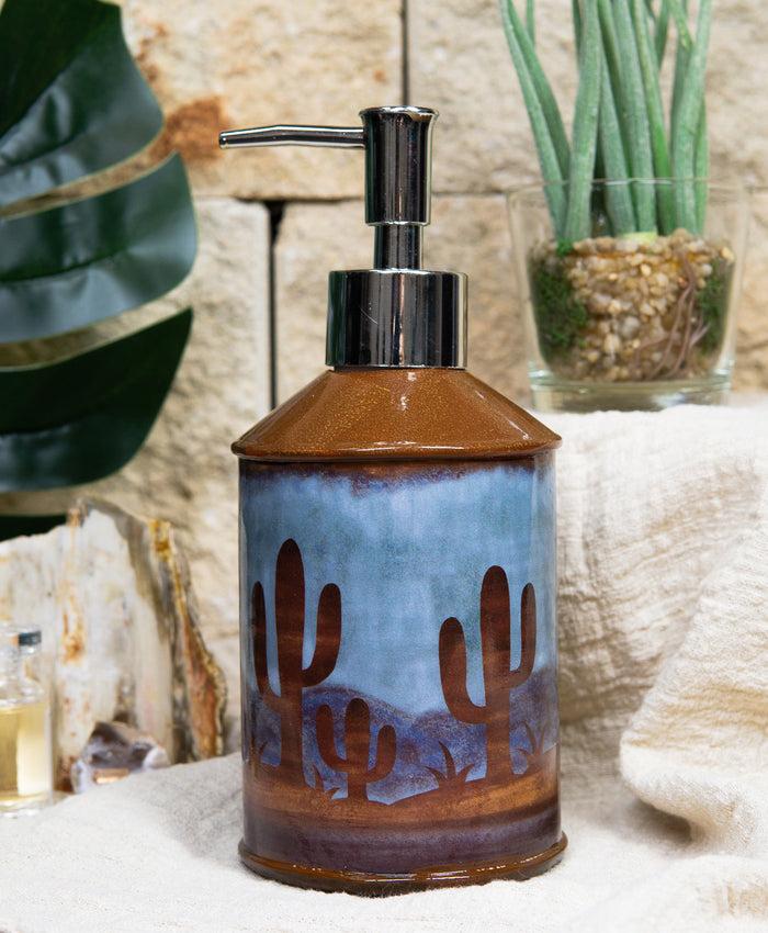 ebros gift Ebros Rustic Southwestern Desert Cactus Arizona Liquid Soap Or Lotion Pump Dispenser