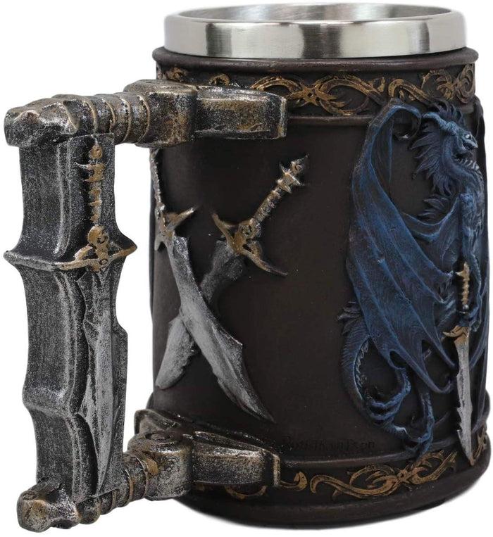 Ebros Gift Ebros Ruth Thompson Dragon's Lair Storm Blade Drake 14oz Coffee Mug Tankard