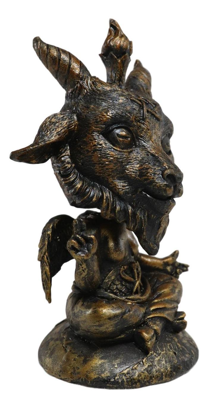 Ebros Gift Ebros Sabbatic Goat Of Mendes Samael Lilith Baphomet Bobblehead Figurine