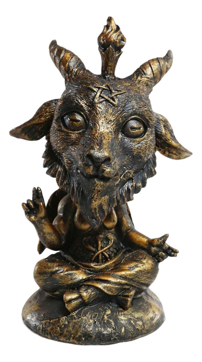 Ebros Gift Ebros Sabbatic Goat Of Mendes Samael Lilith Baphomet Bobblehead Figurine