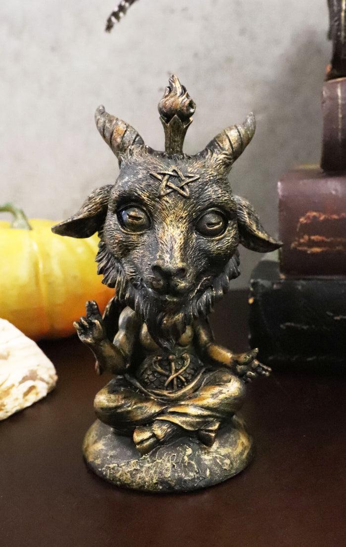 ebros gift Ebros Sabbatic Goat Of Mendes Samael Lilith Baphomet Bobblehead Figurine
