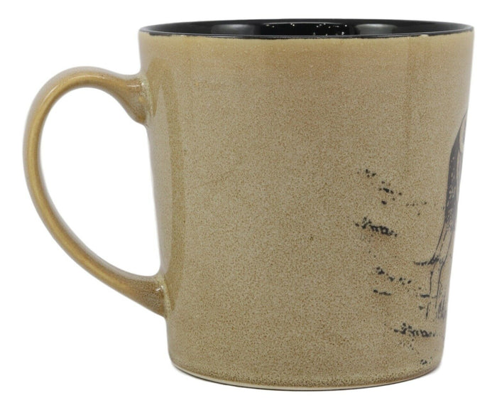 Ebros Gift Ebros Sacred Lightning American Buffalo Bison Beverage Ceramic Coffee Mug
