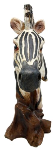 Ebros Gift Ebros Savanna Equid Zebra Horse Wildlife Nature Head Bust Figurine 11.5"H