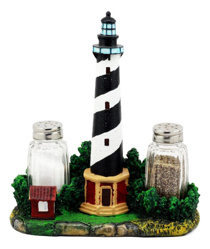Ebros Gift Ebros Scenic Cape Hatteras Lighthouse Salt And Pepper Shakers Holder 8"H