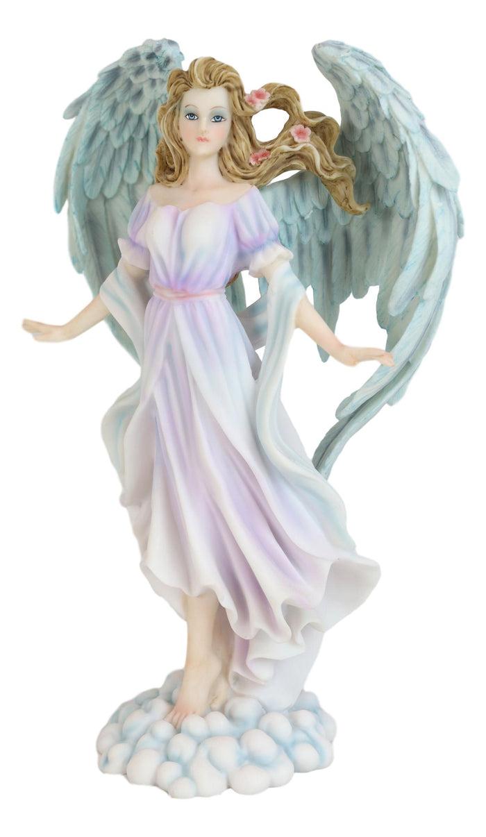 Ebros Gift Ebros Seraphim Lavender Cherubim Heaven Glory Angel Decorative Statue 11.75"H