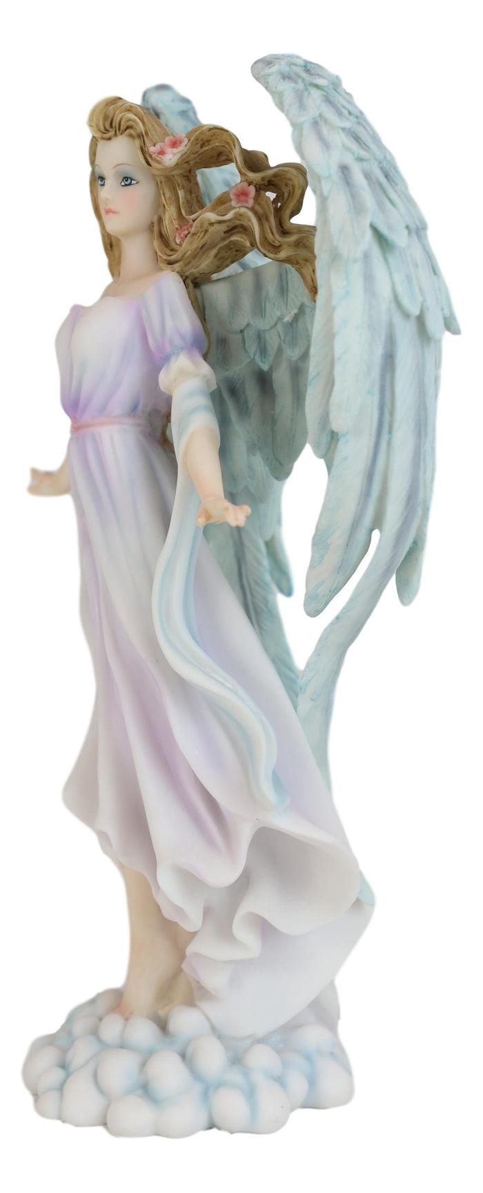 Ebros Gift Ebros Seraphim Lavender Cherubim Heaven Glory Angel Decorative Statue 11.75"H