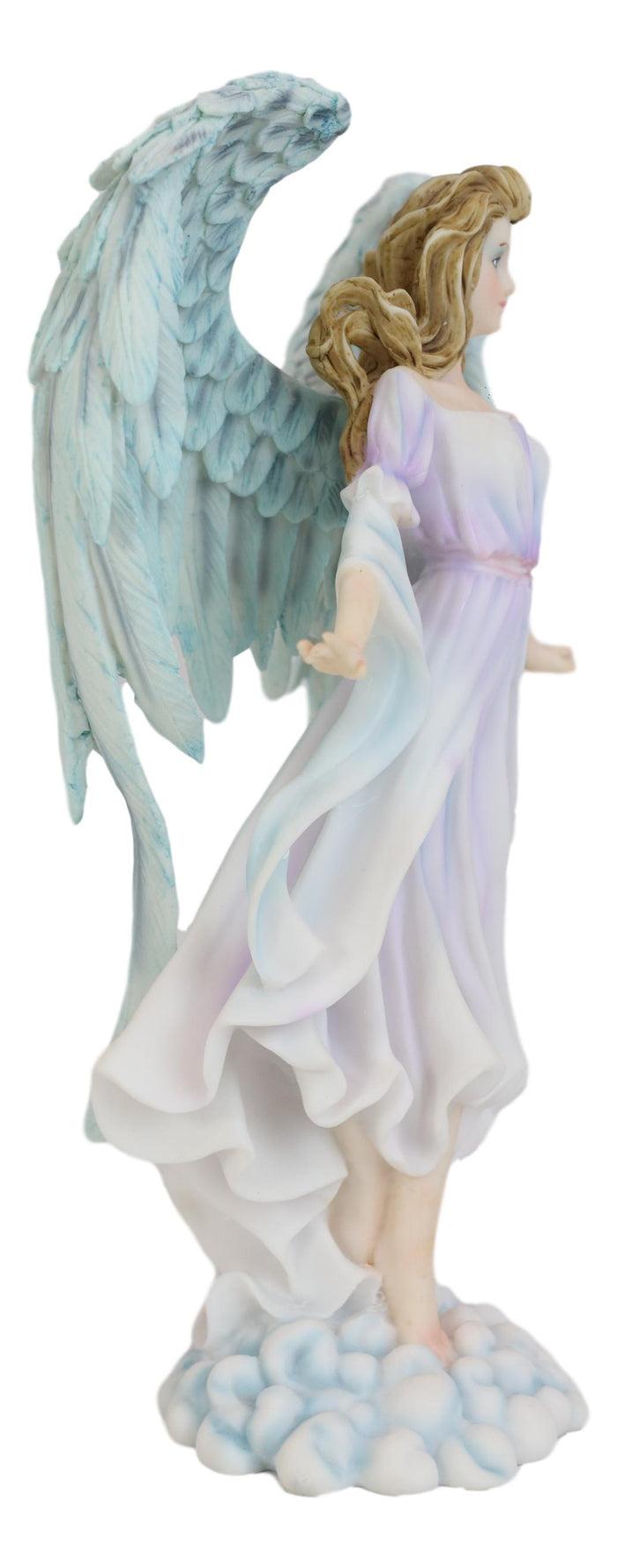 Ebros Gift Ebros Seraphim Lavender Cherubim Heaven Glory Angel Decorative Statue 11.75"H