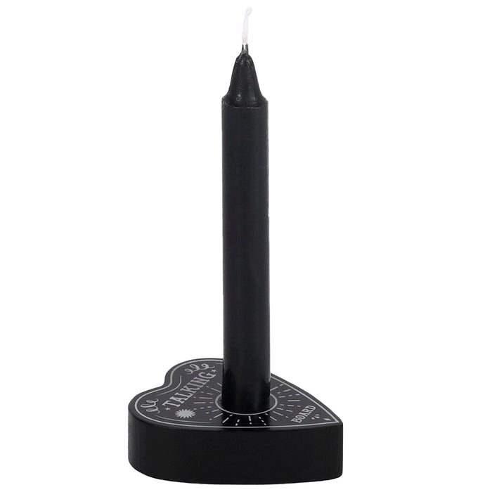 Ebros Gift Ebros Set Of 4 Occult Ouija Spirit Board Planchette Heart Candle Stick Holder