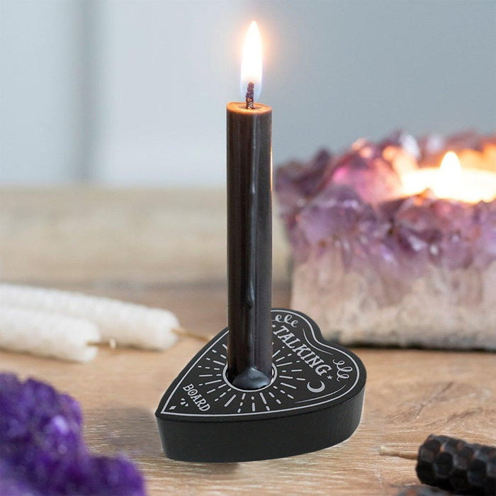 ebros gift Ebros Set Of 8 Occult Ouija Spirit Board Planchette Heart Candle Stick Holder
