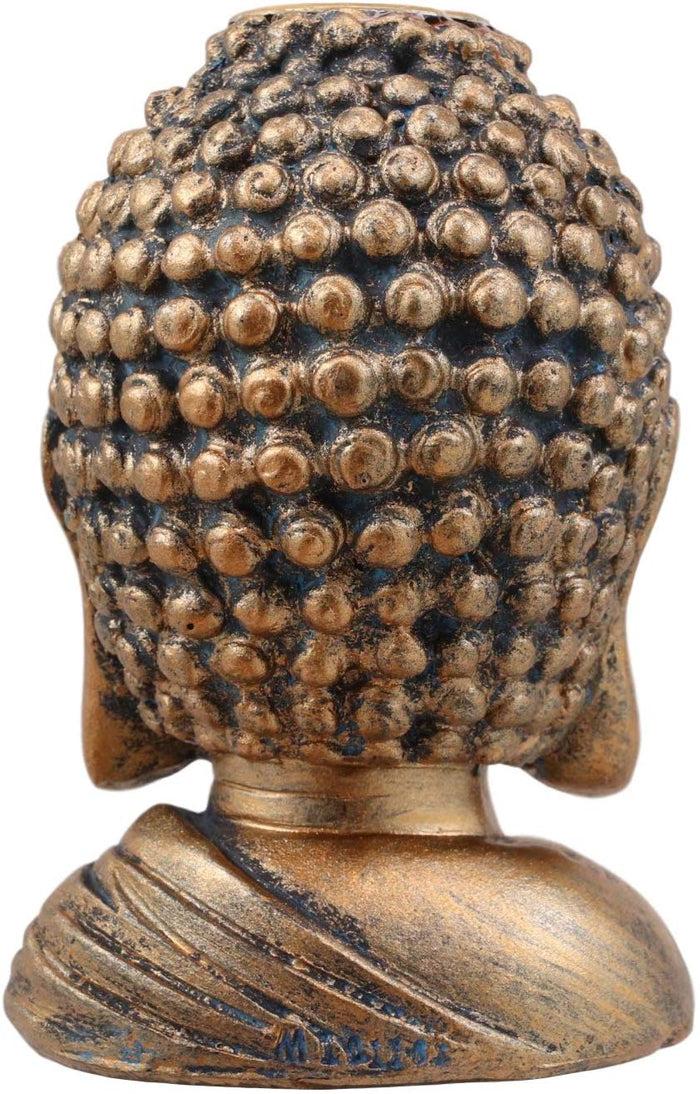Ebros Gift Ebros Shakyamuni Buddha Gautama Backflow Incense Cone Burner Holder Statue 3.5"H