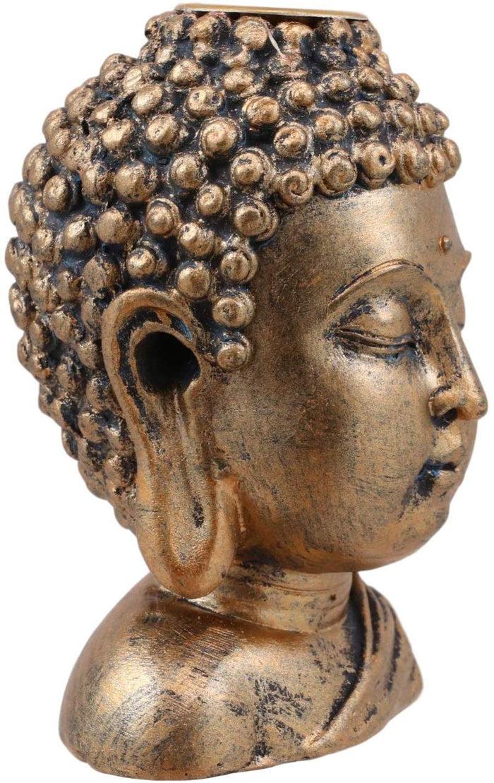 Ebros Gift Ebros Shakyamuni Buddha Gautama Backflow Incense Cone Burner Holder Statue 3.5"H